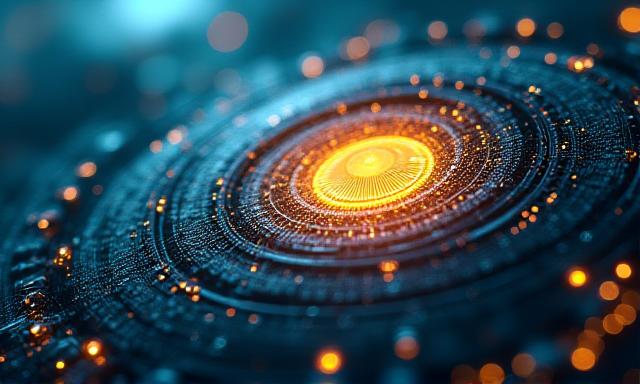 Abstract marine-themed digital conceptual art